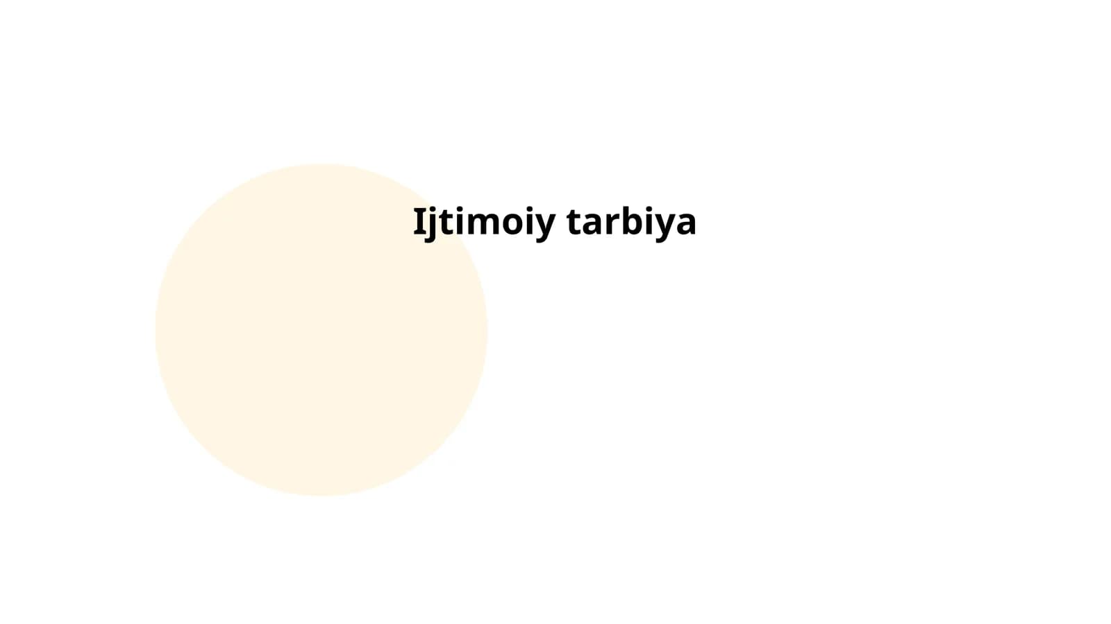 Ijtimoiy tarbiya