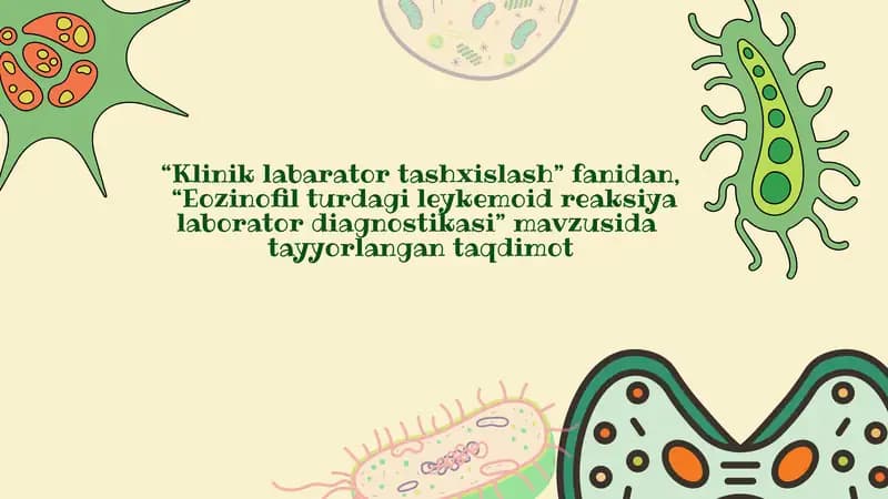 Eozinofil turdagi leykemoid reaksiya