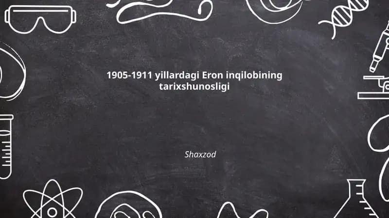 Eron inqilobining tarixshunosligi