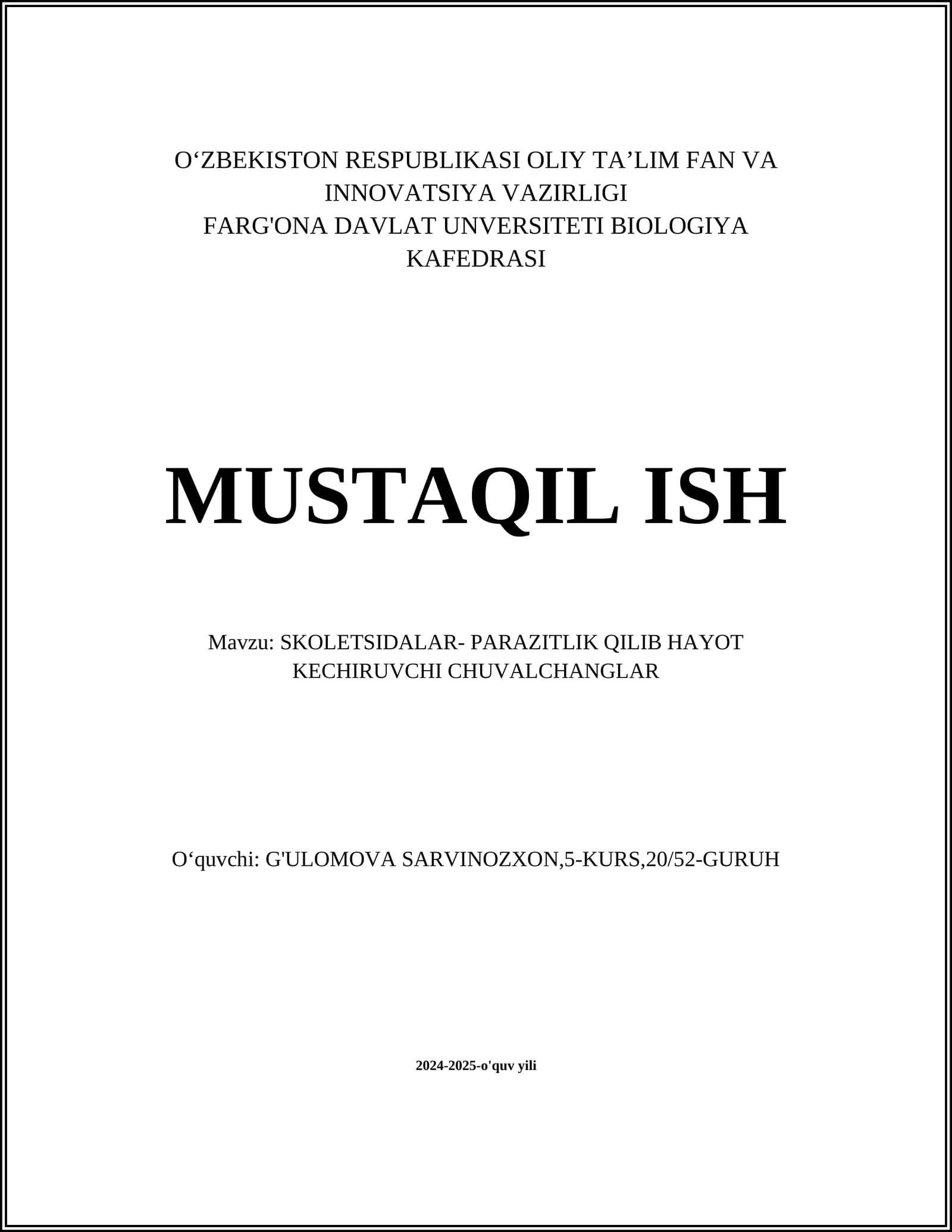 Skolioz biologiyasi