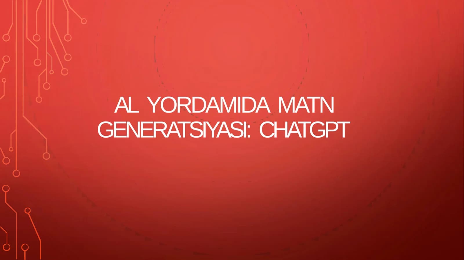 ALYORDAMIDAMATNGENERATSIYASI:CHATGPT