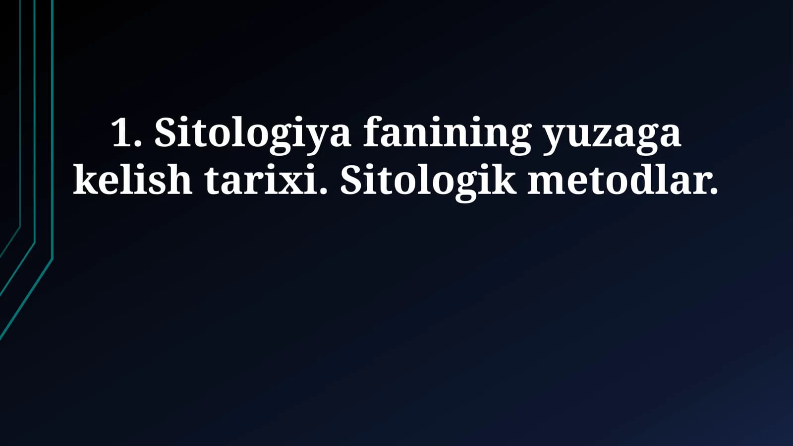 Zamonaviy sitologik usullar