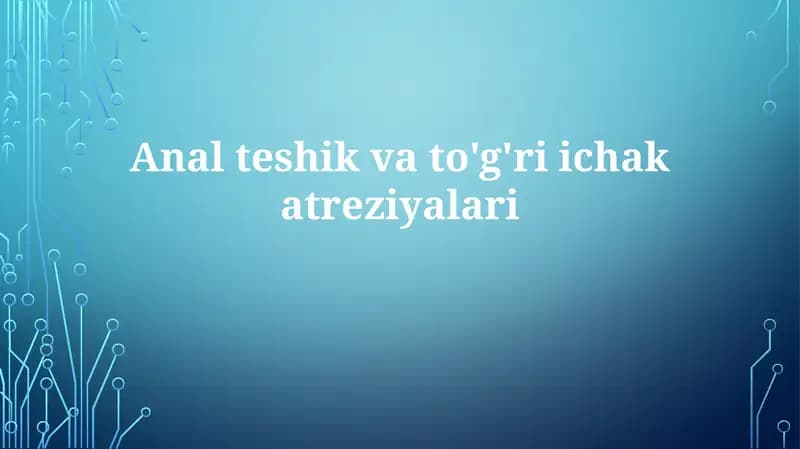 Analteshikvato'g'riichakatreziyalari