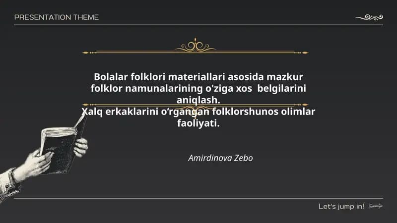 Bolalar folklori materiallari