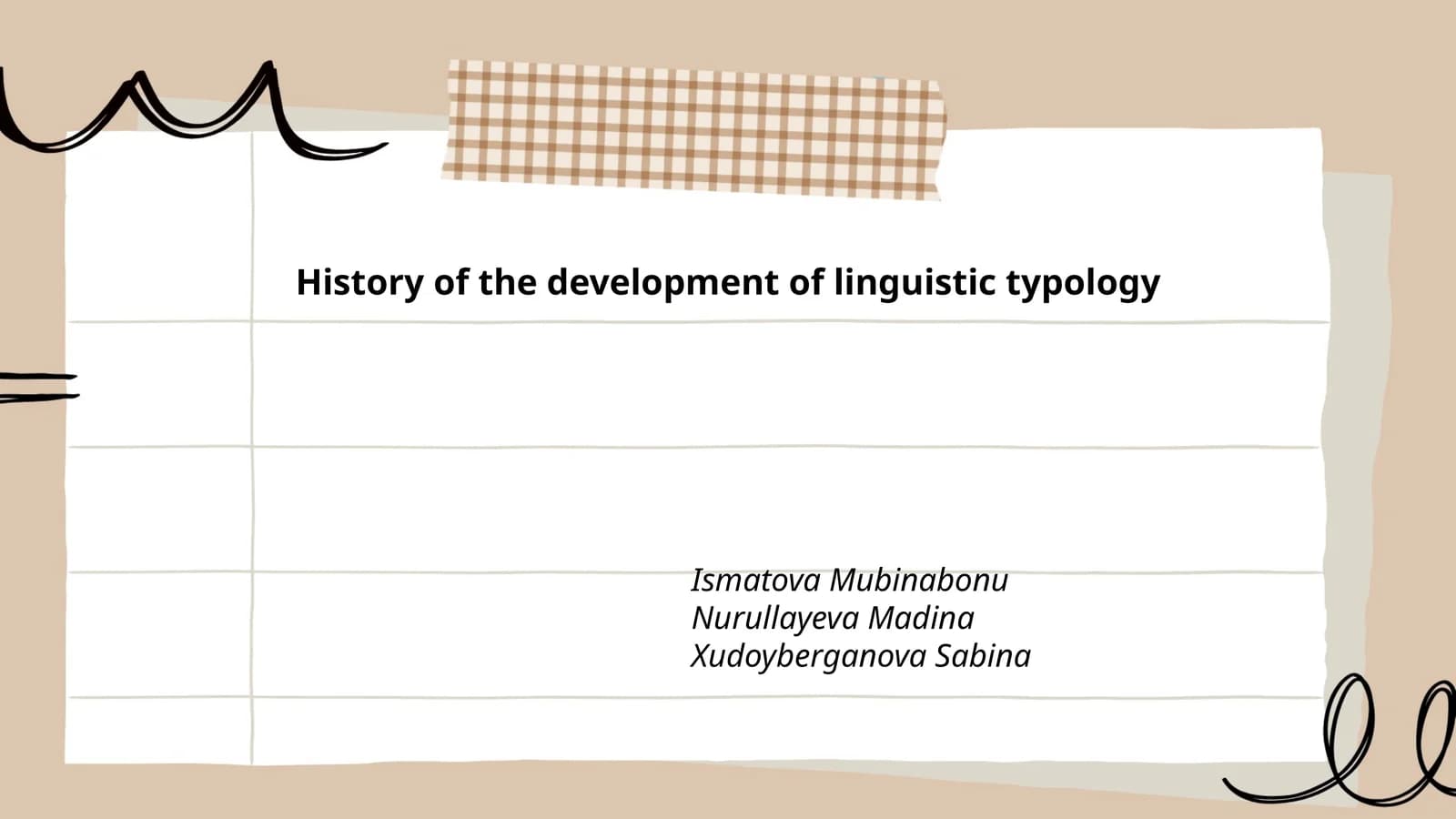 History of the development of linguistic typology