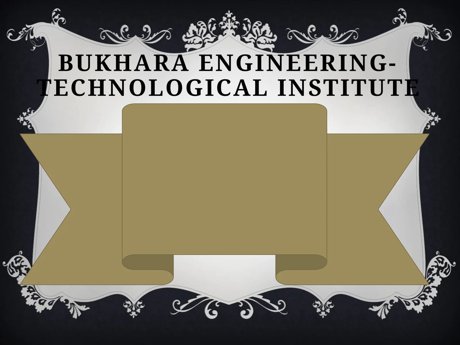 Bukhara engineering-technological institute