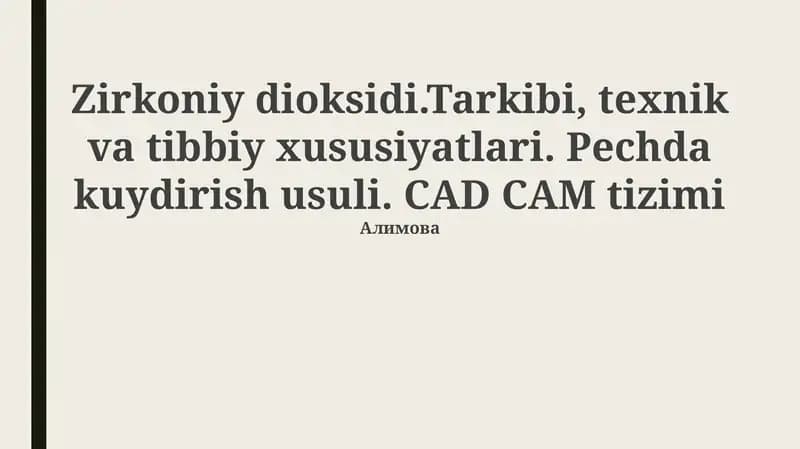 Zirkon dioksidi