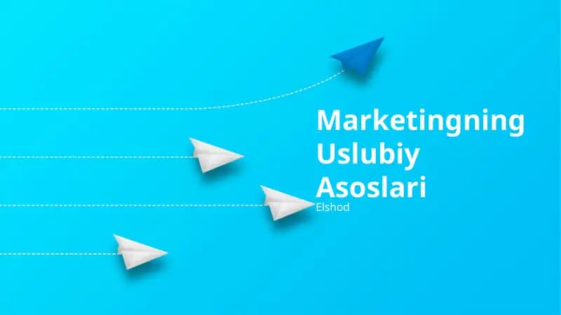 Marketingning Uslubiy Asoslari