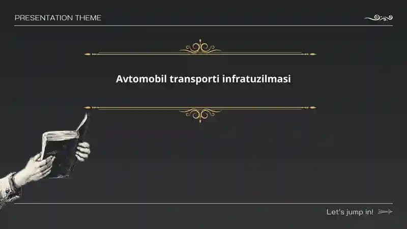 Transport infratuzilmasining rivojlanishi