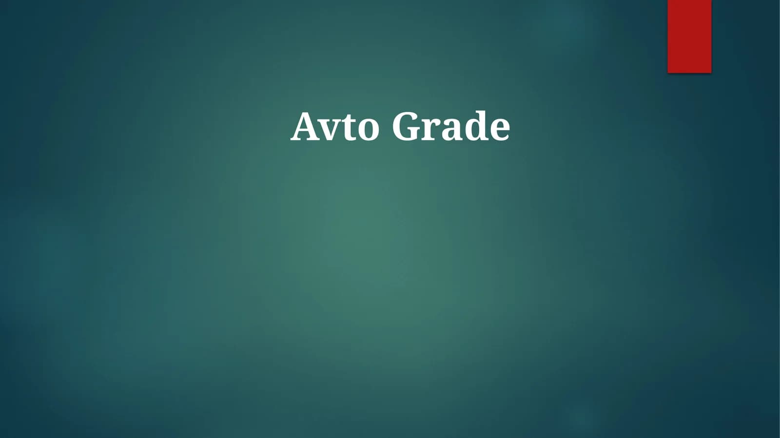 Avto Grade