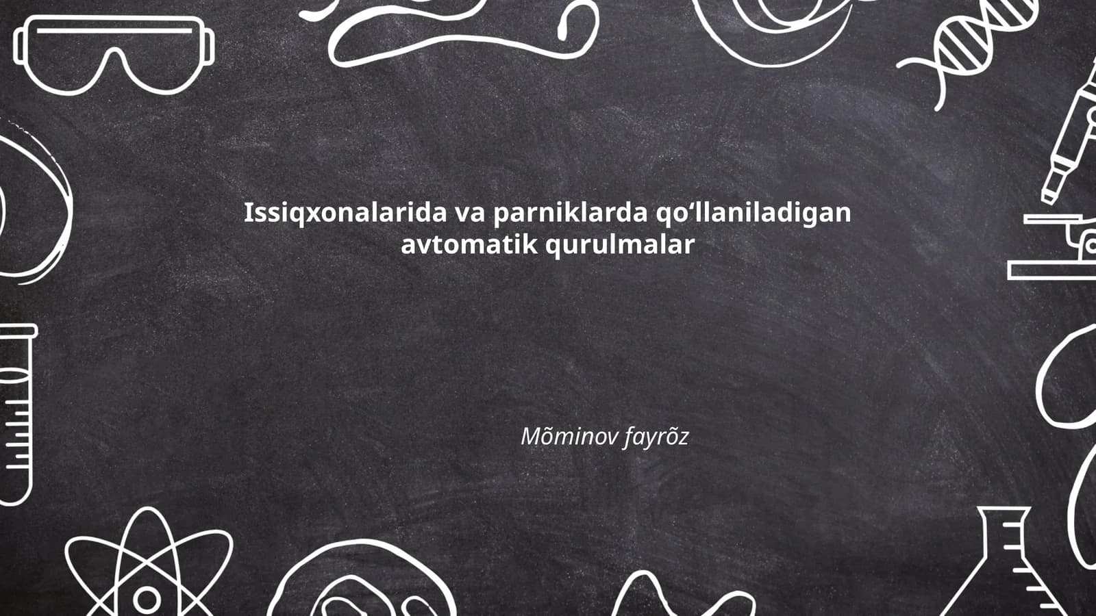 Issiqxonalar uchun harorat nazorati tizimlari