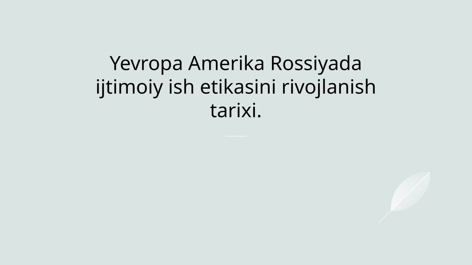 Ijtimoiy ish etikasi tarixi