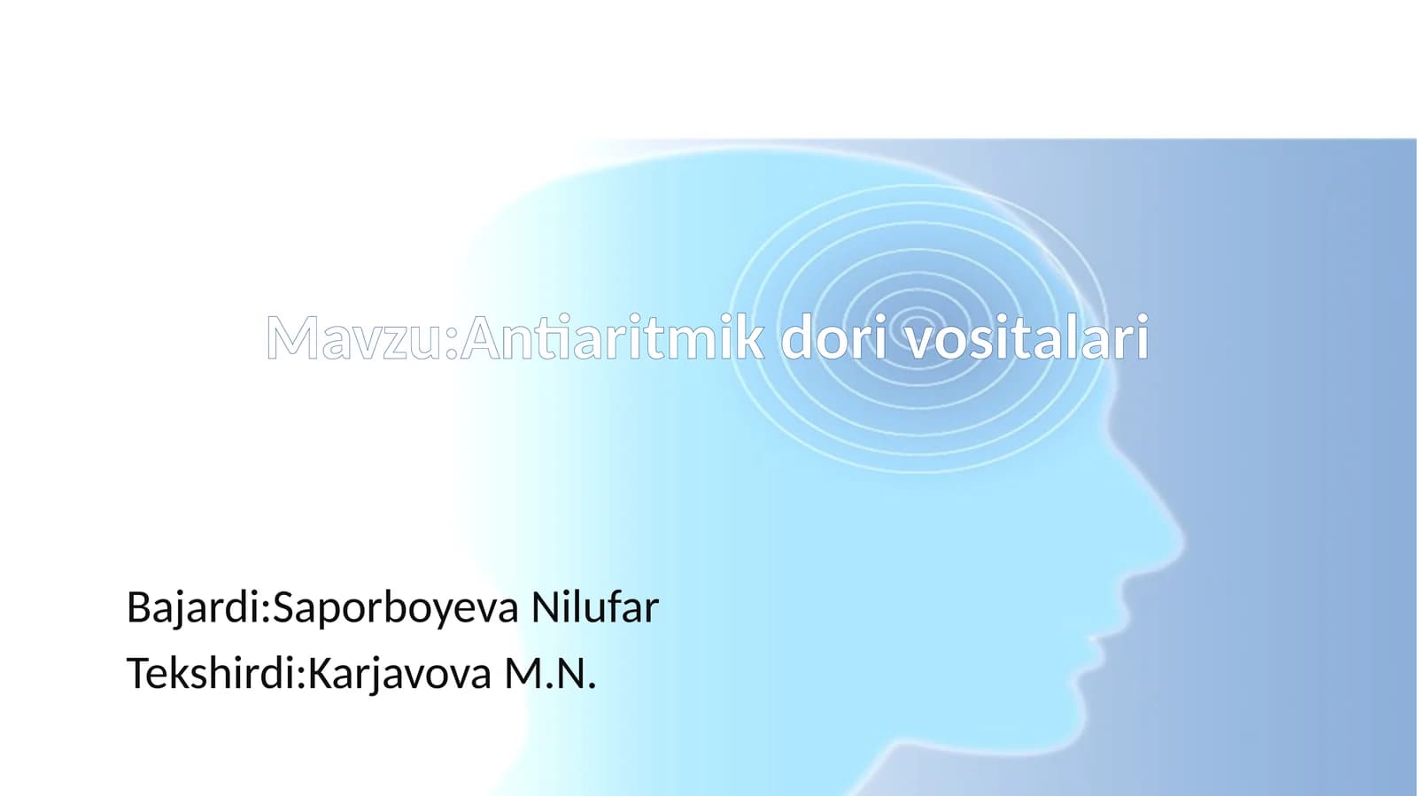 Antiaritmik dorilar