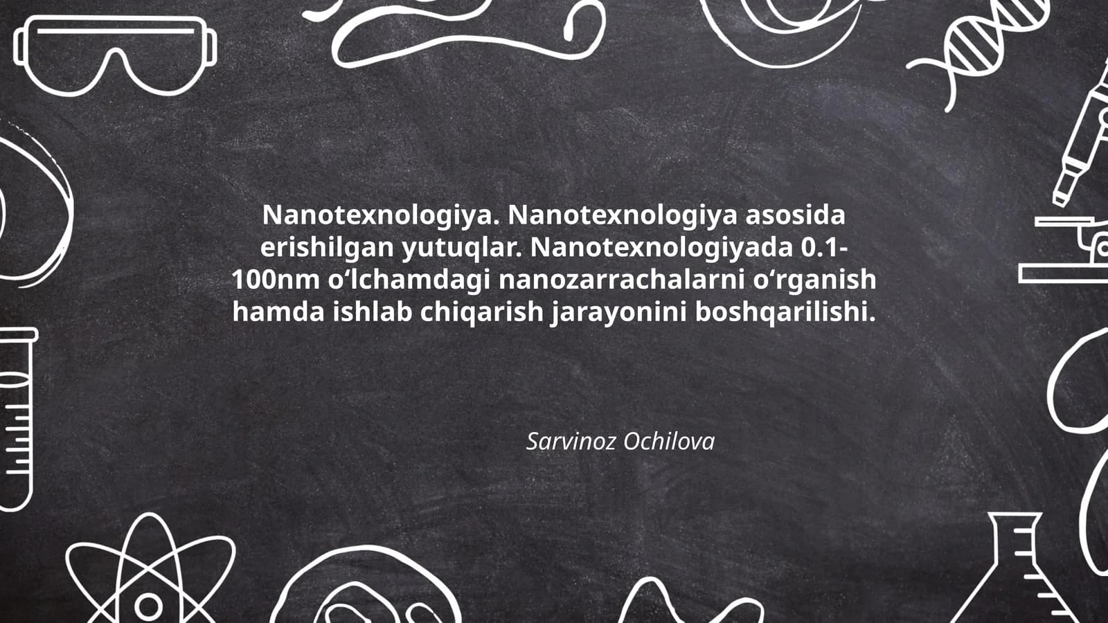 Nanotexnologiya