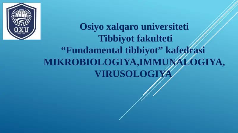Autoimmun va allergik kasalliklar