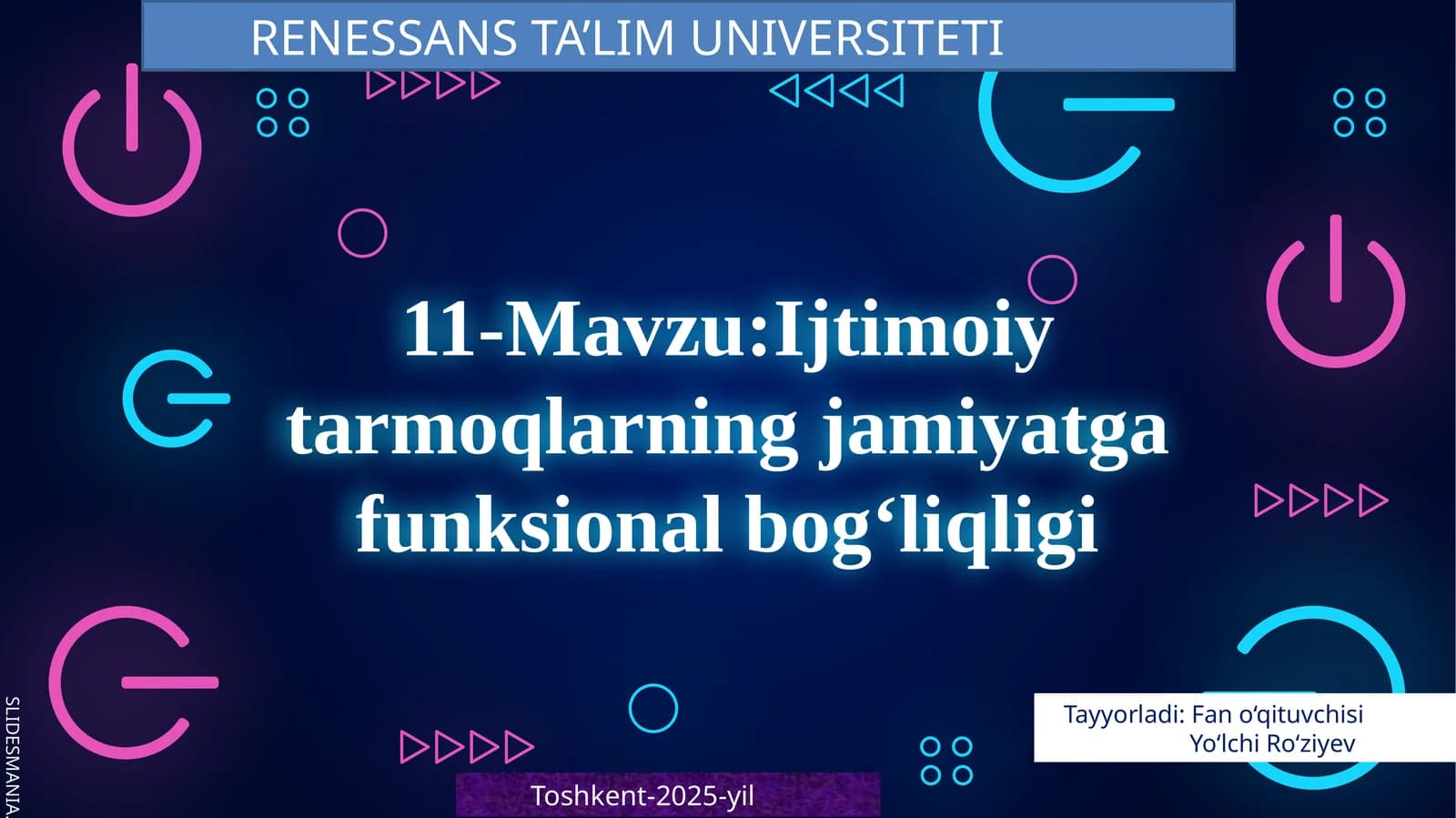 Ijtimoiy tarmoqlarning jamiyatga funksional bog‘liqligi