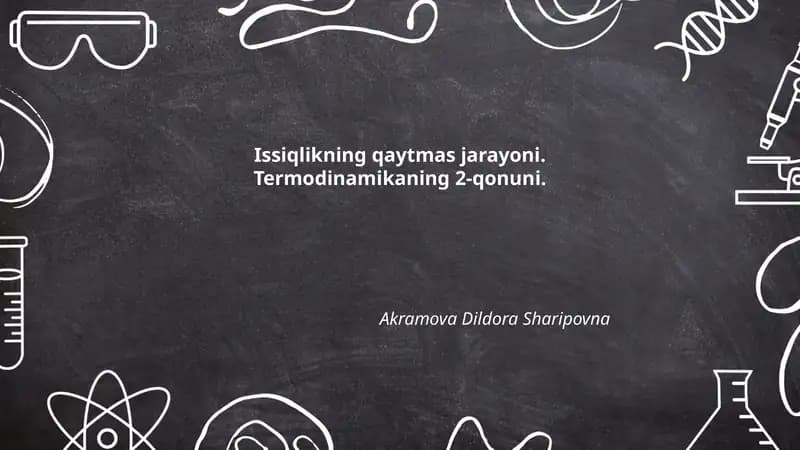 Issiqlikning qaytmas jarayoni
