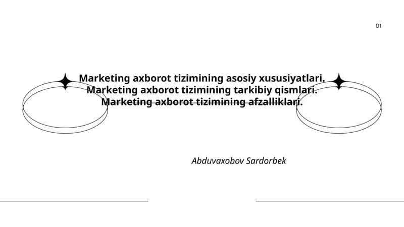 Marketing axborot tizimi