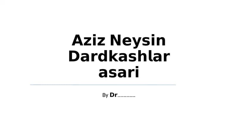 Aziz Nesin Dunyosi