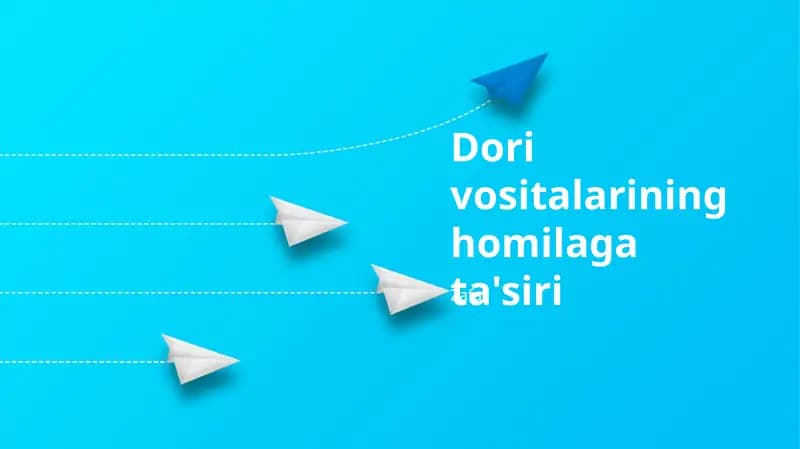 Dori Vositalarining Homilaga Ta'siri