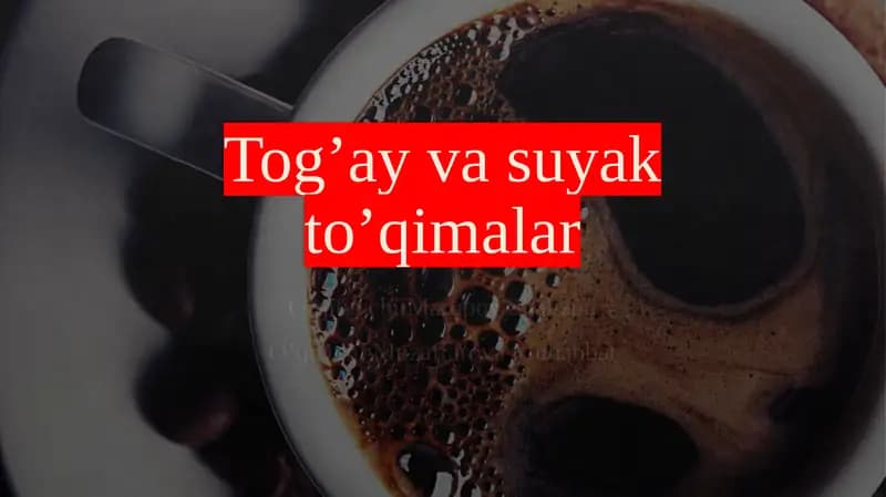 Tog’ayvasuyakto’qimalar
