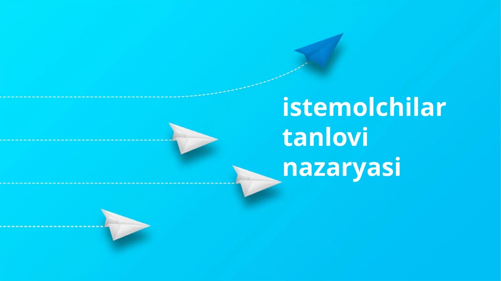 iste'molchilar tanlovi nazaryasi