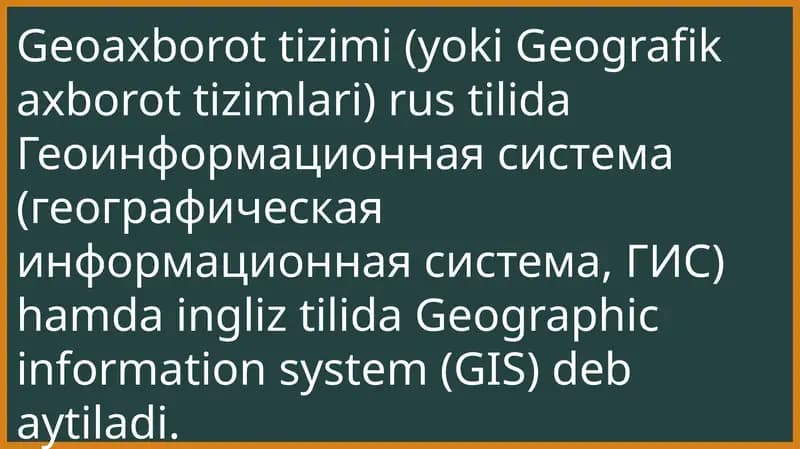 Geoaxborot tizimi