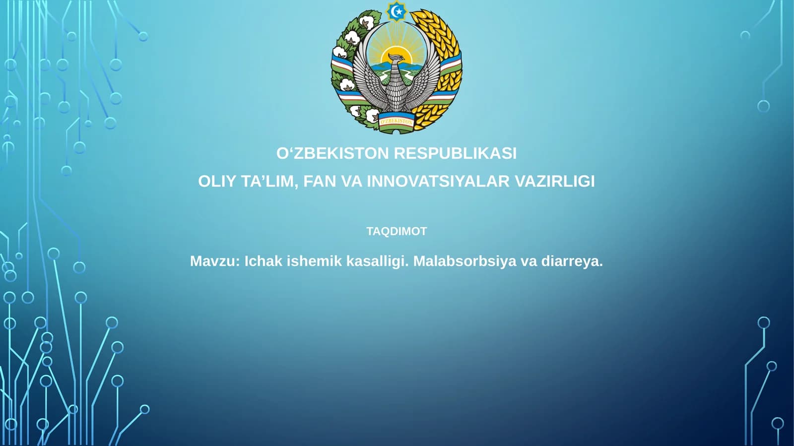 Ichakishemikkasalligi.Malabsorbsiyavadiarreya