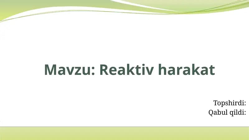 Reaktivharakat
