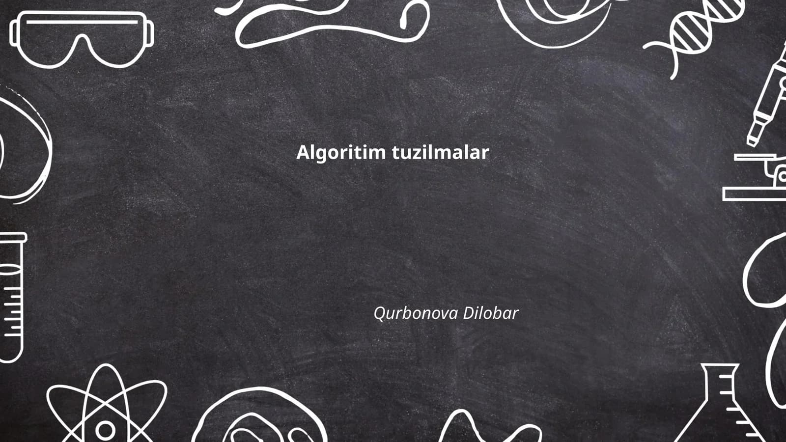 Algoritim tuzilmalar