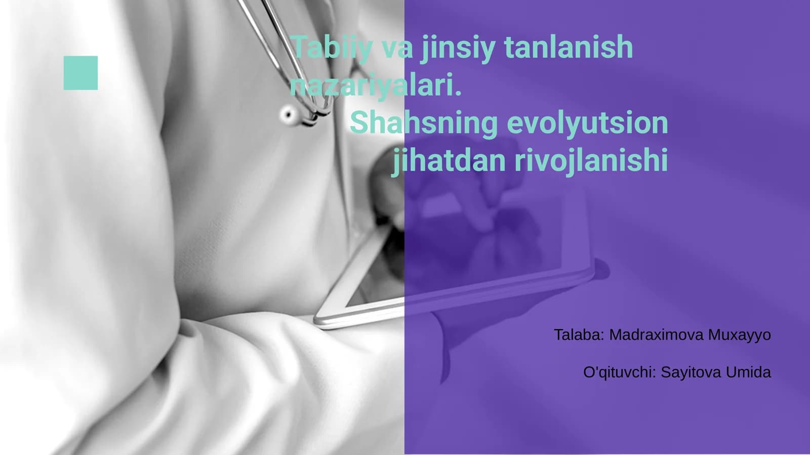 Tabiiy va jinsiy tanlanish nazariyalari