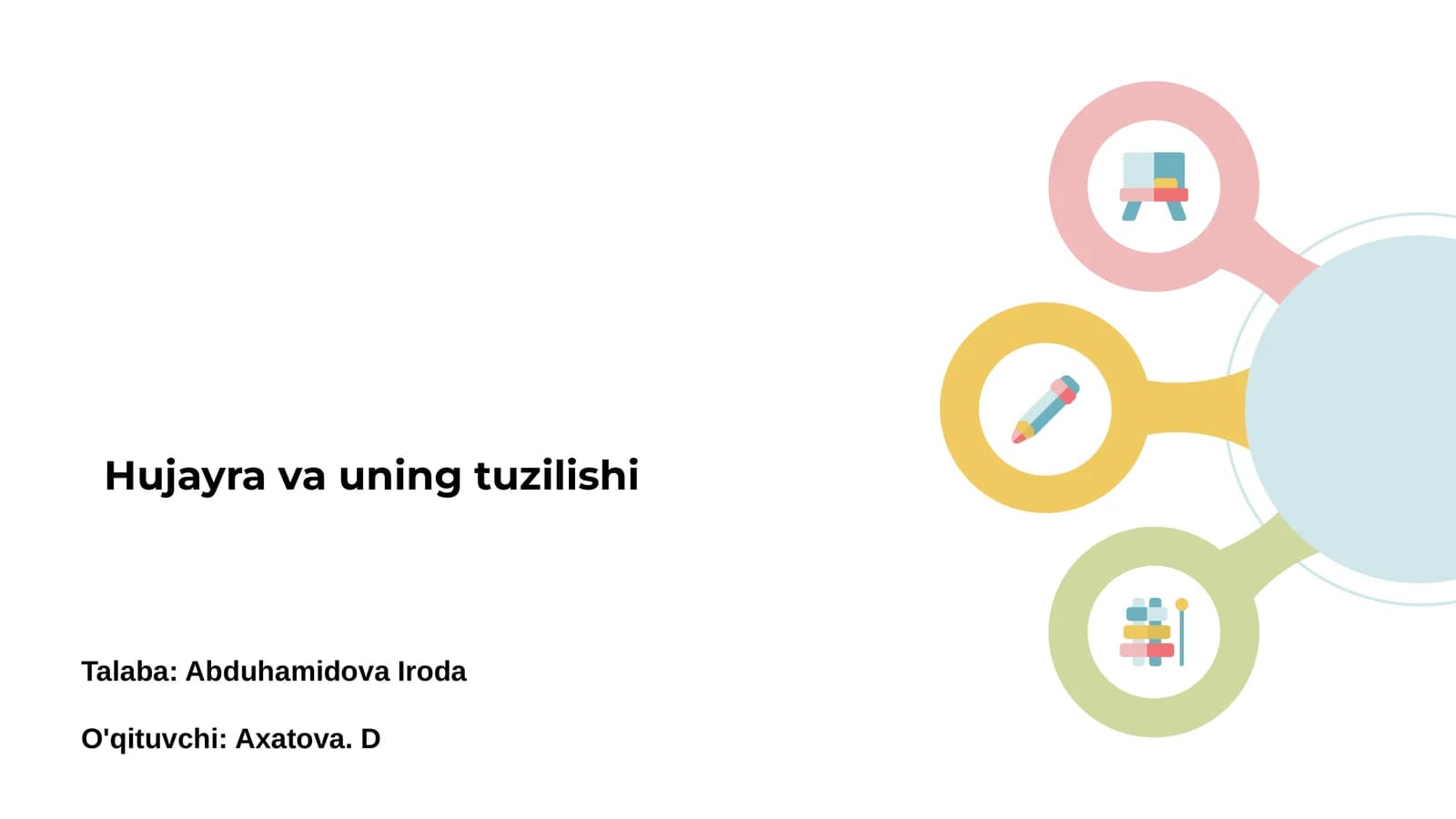 Hujayra va uning tuzilishi