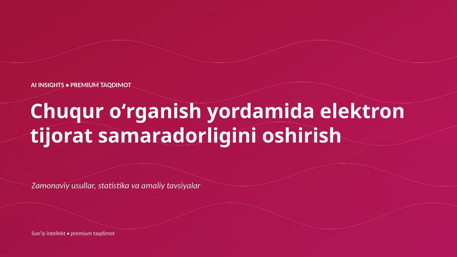 PREMIUM TAQDIMOT