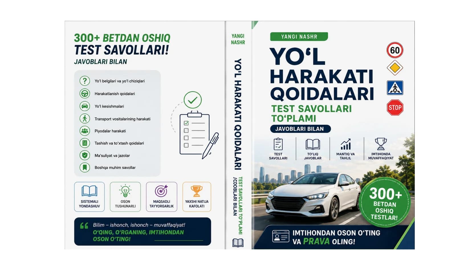 Avtotest prava savollar javoblari bilan