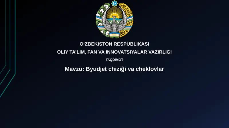 Byudjetchiziĝivacheklovlar