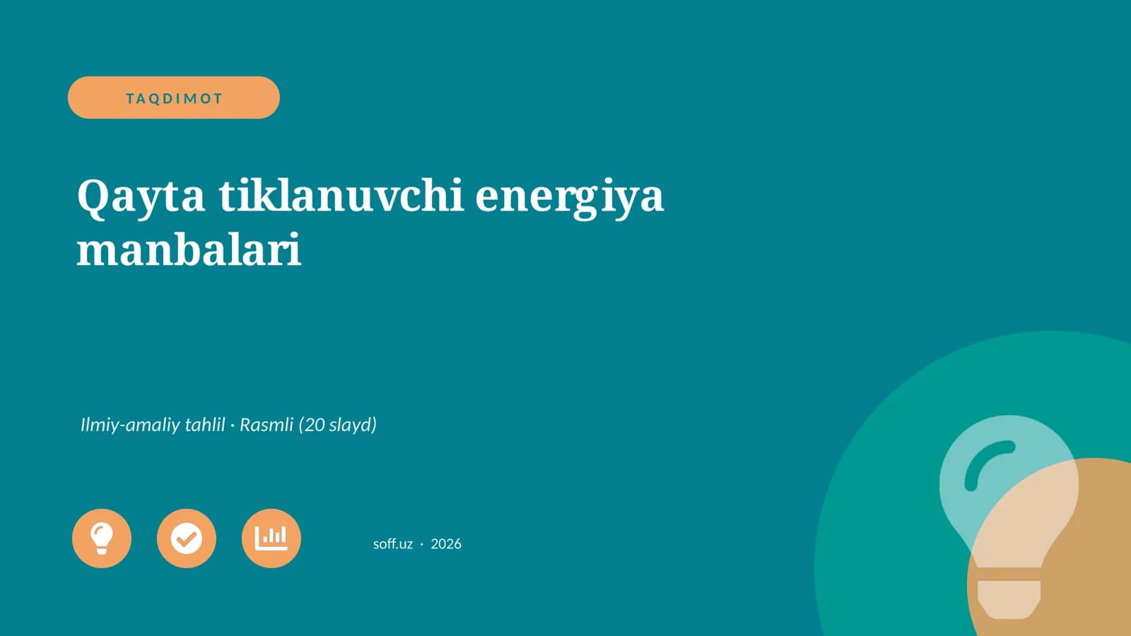 Qayta tiklanuvchi energiya manbalari