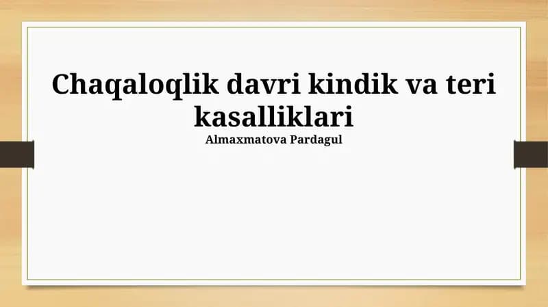 Teri infektsiyalari turlari