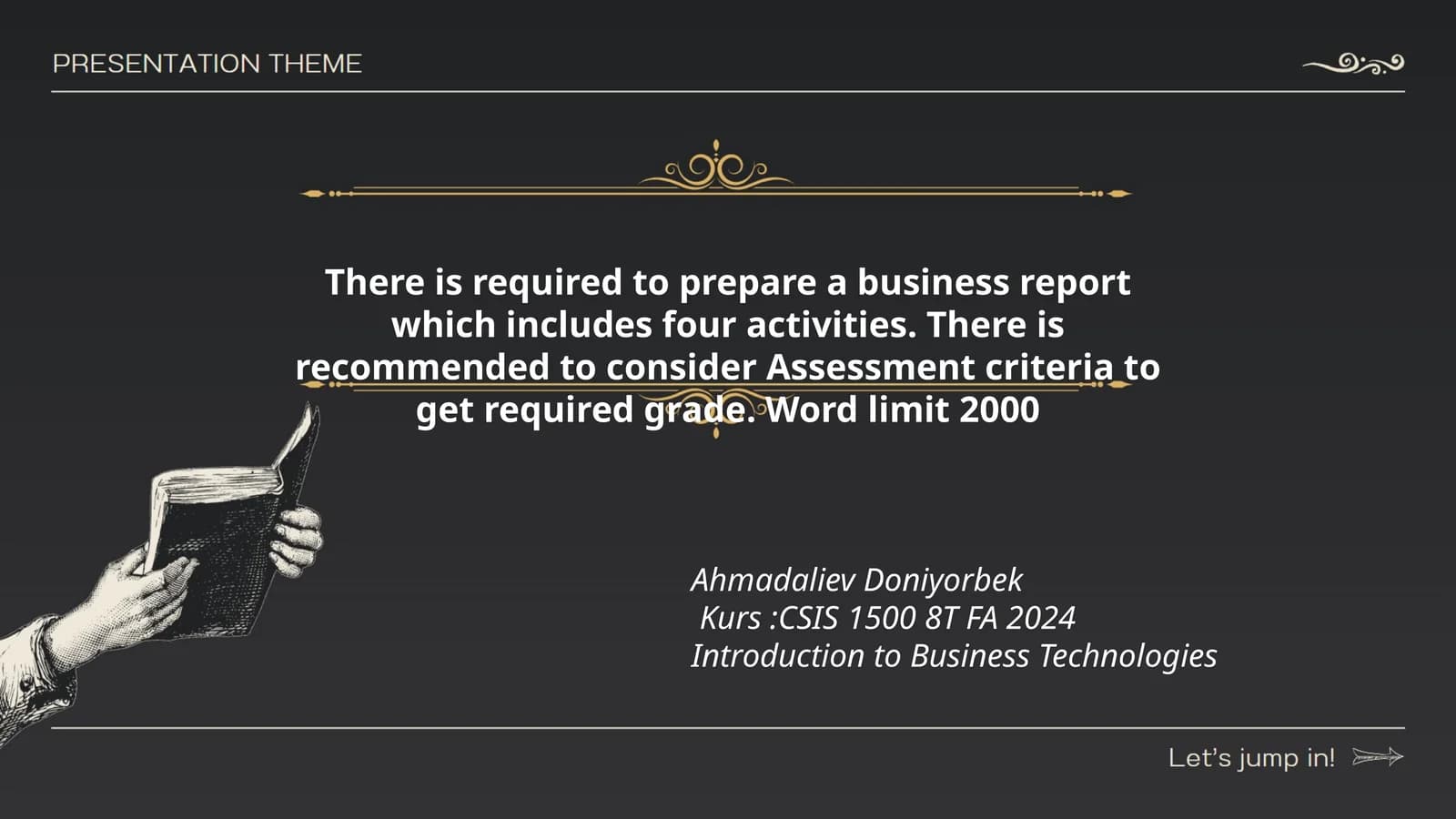 Introduction to Business Technologies