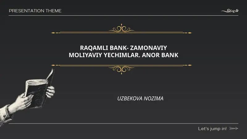 Anor Bankning raqamli transformatsiya strategiyasi