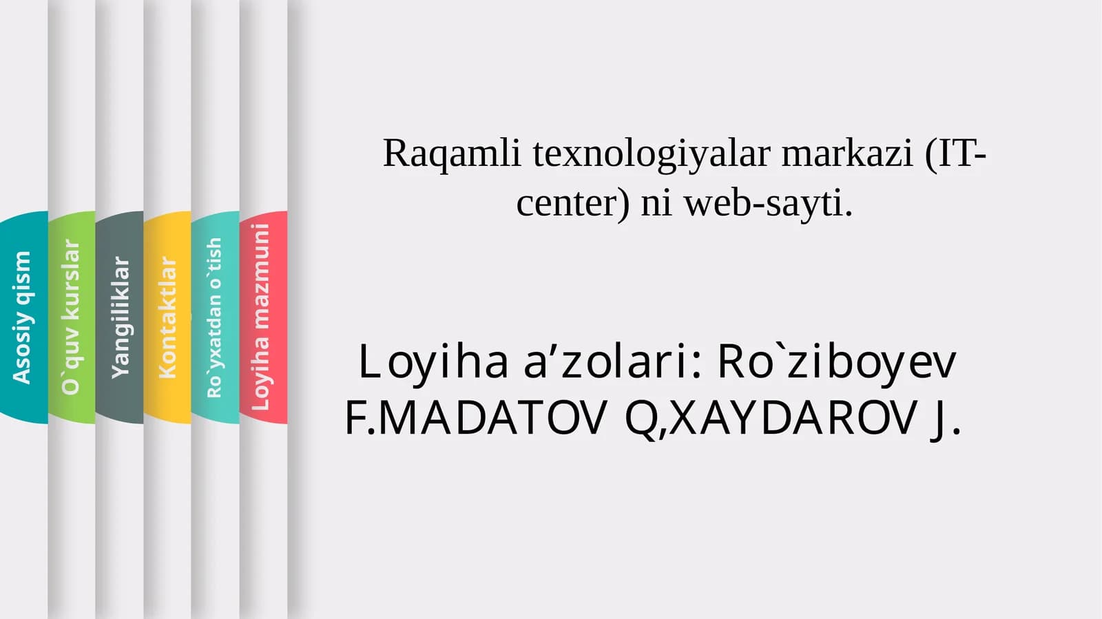 Raqamlar texnologiyalari markazi (IT-center)