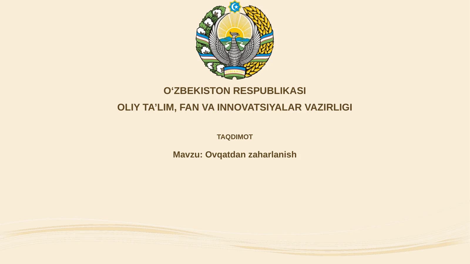 Oziq-ovqatdan zaharlanish