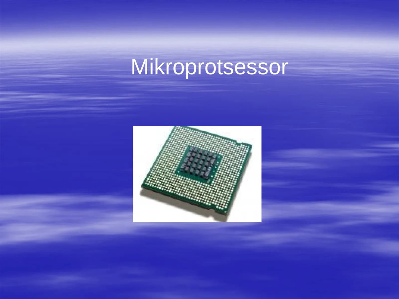 Mikroprotsessor