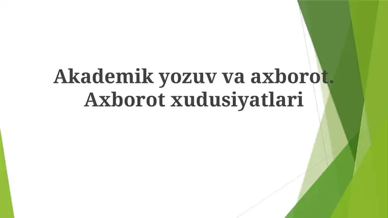 Akademikyozuvvaaxborot
