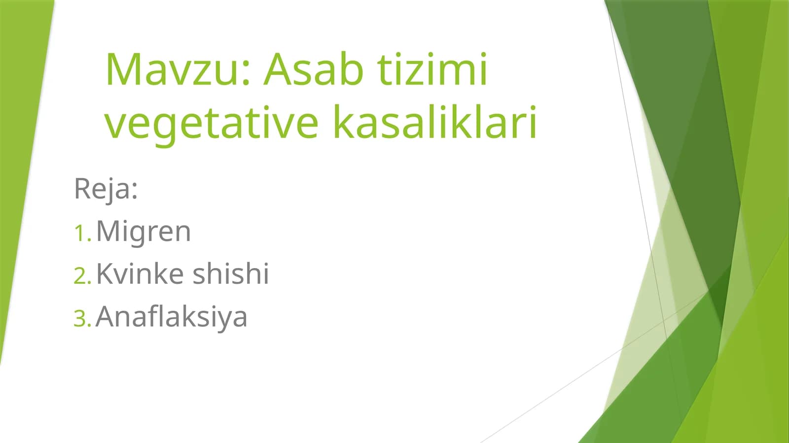 Asabtizimiv vegetativ kasaliklari