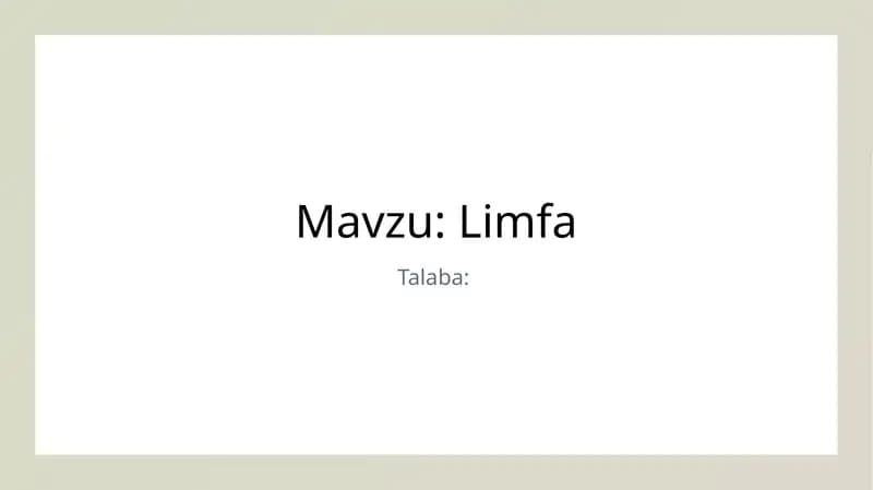 Limfa