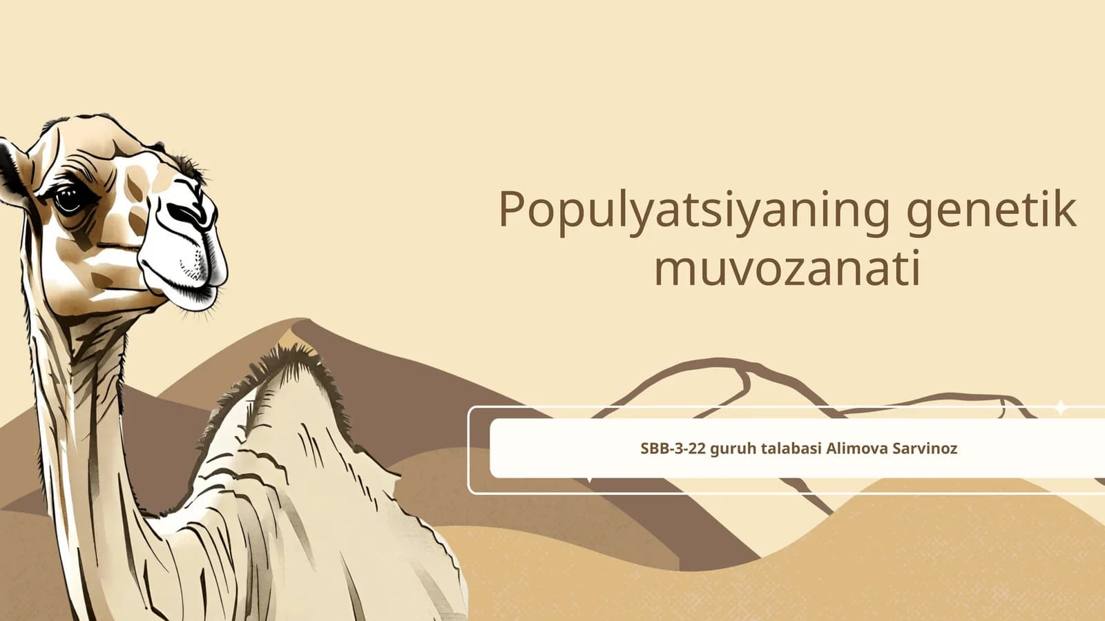 Populyatsiyaning genetik muvozanati