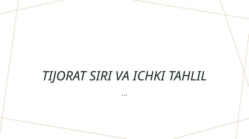 Savdo sirlarini himoya qilish