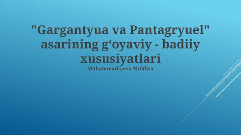 Gargantyua va Pantagryuel