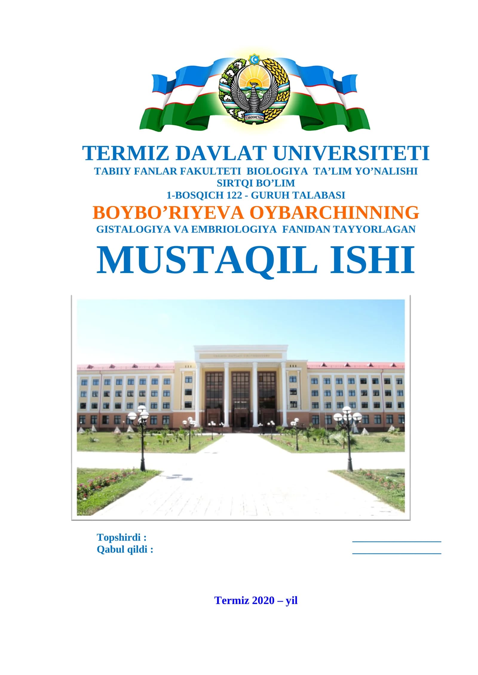 Muskul Toqimasi Tuzilishi Xilma Xilligi va Rigeneratsi
