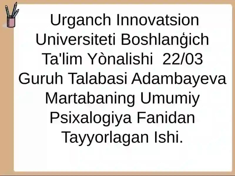 Sezgito`g`risidaumumiy tushuncha